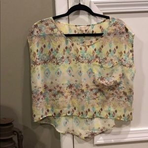 Worn once sheer crop